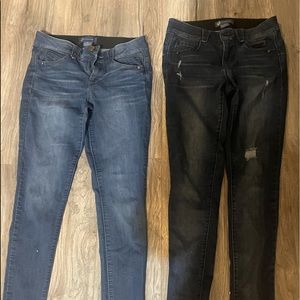 2 pairs of democracy jeans.